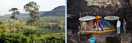 Phnom Kulen scenery and bats cave