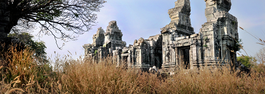 Khmer temple Phnom Bok in Angkor, off the beaten track Khmer temple Phnom Bok in Angkor, off the beaten track