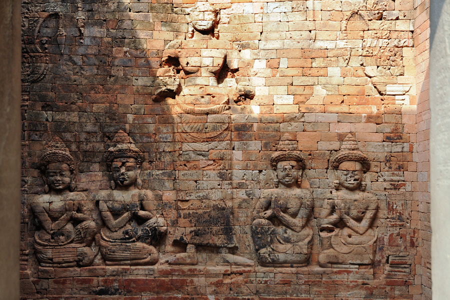 Presat Kravan brick relief Lakshmi