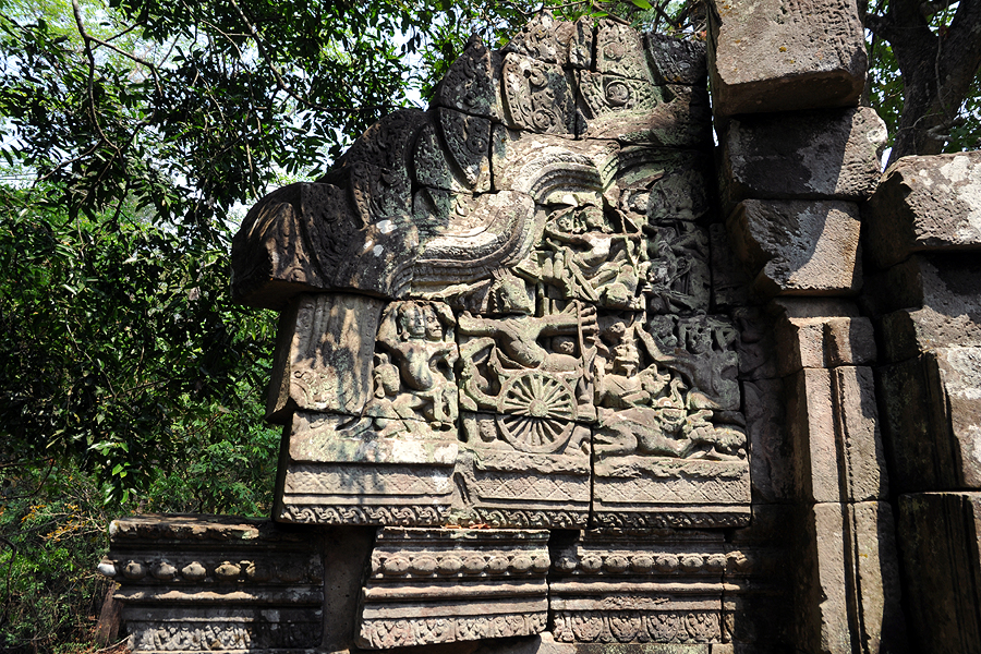 Preah Pithu Y (485) Ravana relief