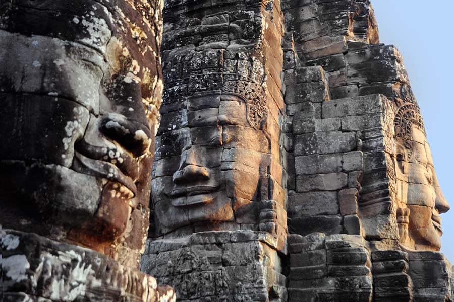 Bayon Buddhist face-towers